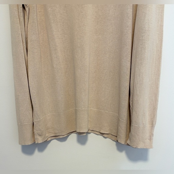 COS cotton linen blend crew neck sweater , sz : large - Picture 5 of 7